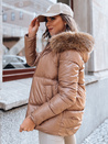 Ženska prešita zimska jakna SPARKLE gold Dstreet TY3949