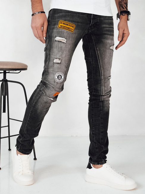 Moške kavbojke Barva Temno siva DSTREET UX4150