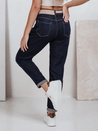 Ženske kavbojke mom fit mornarsko modre barveDstreet UY2781