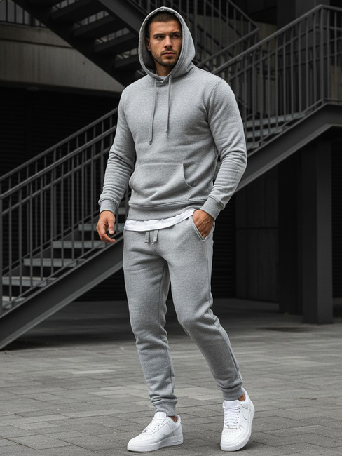 Moška jopa s kapuco Barva siva DSTREET BX3646