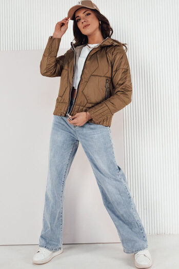 Ženska prehodna jakna FALES Barva kamela DSTREET TY4206