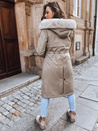 Ženska zimska jakna HARPERSOFT beige Dstreet TY3687