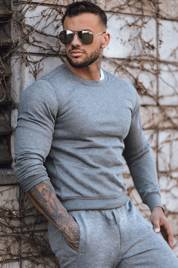 Moška gladek jopa Barva Antracitna DSTREET BX2405z