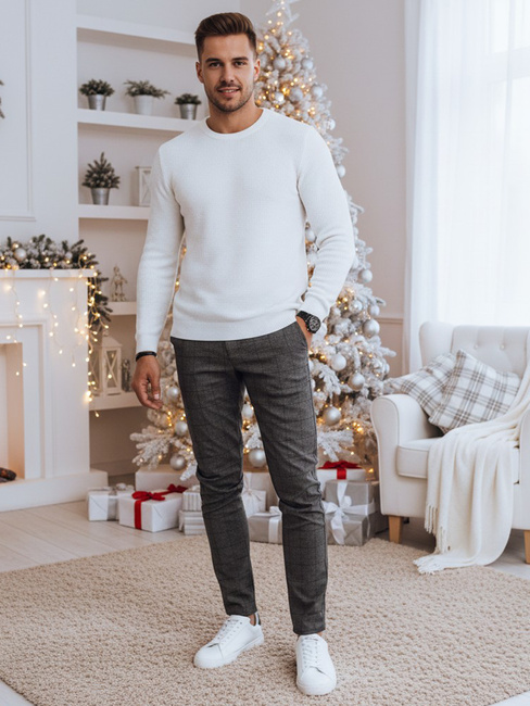 Moške vsakdanje temno sive hlače Dstreet UX4400z