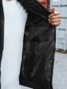 Moška prešita jakna bomber black Dstreet TX2213z