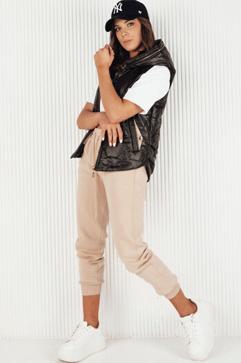 Ženski prešit telovnik NICOLAS Barva Črna DSTREET TY4120