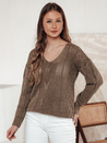 Ženski pulover LACEONIA beige Dstreet MY2404