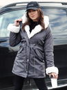 Ženska zimska jakna ARCTIC temno siva Dstreet TY4766