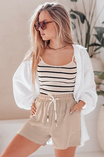 Ženske kratke hlače NOT TOMORROW khaki Dstreet SY0447