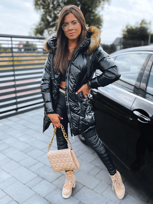 Ženske zimske jakne plašč ROYAL black Dstreet TY2948