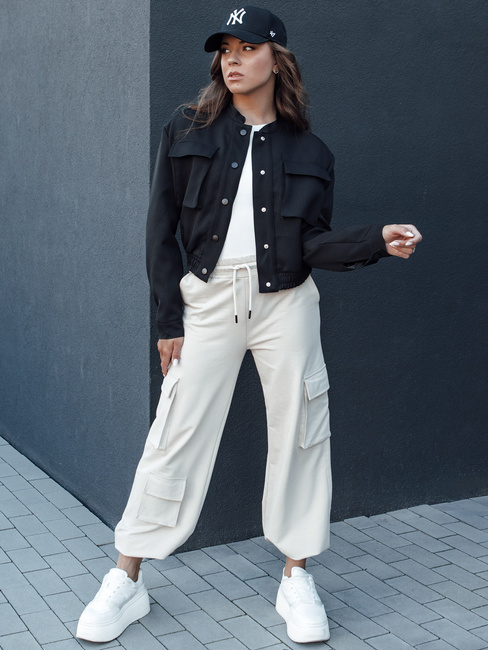 Ženska bomber jakna PRIEV black Dstreet TY4307