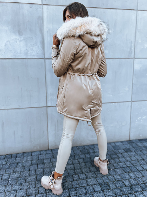 Ženska zimska jakna VIXEN Barva Bež DSTREET TY3873