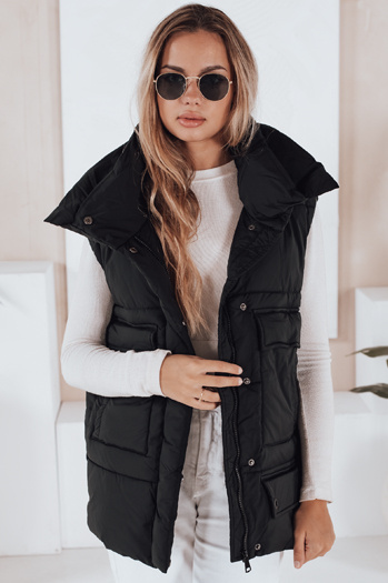 Ženski brezrokavnik OMALIS črna Dstreet TY3286