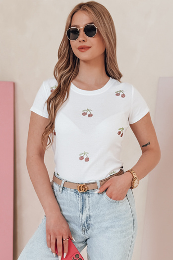 Ženske majice CHERRYDUST cherry white Dstreet RY2853
