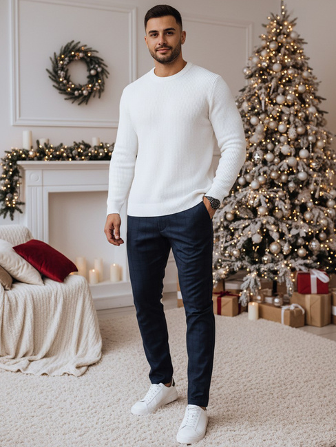 Moške vsakdanje temno modre hlače Dstreet UX4395z