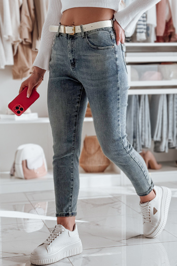 Ženske jeans hlače regular fit LOVANCIO blue Dstreet UY2456