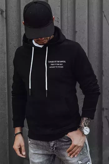 Moška jopa s kapuco Barva Črna DSTREET BX5463