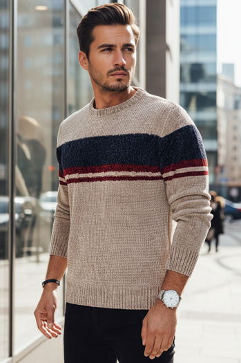 Moški rjavi pulover Dstreet WX2243z