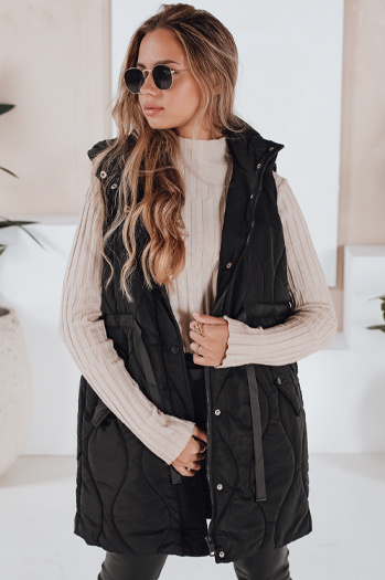 Ženski brezrokavnik WELIA črna Dstreet TY3294