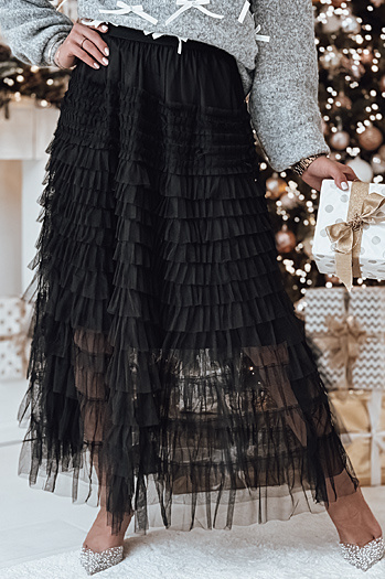 PASTELLA maksi krilo črno Dstreet CY0472