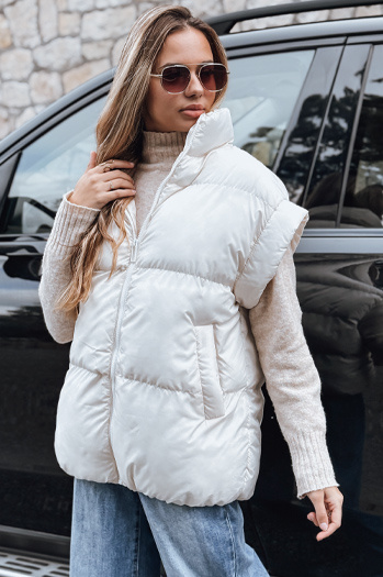 Ženski brezrokavnik NIMIA ecru Dstreet TY3250