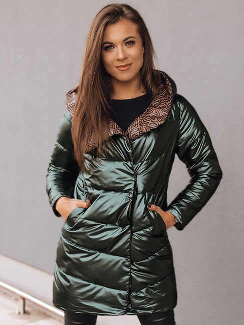 Ženska prehodna jakna DELSY LONG Barva Zelena DSTREET TY3480