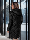 Ženska zimska jakna SNOWVIBE black quilted Dstreet TY4988