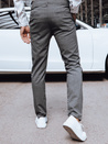 Moške temno sive hlače chinos Dstreet UX4388