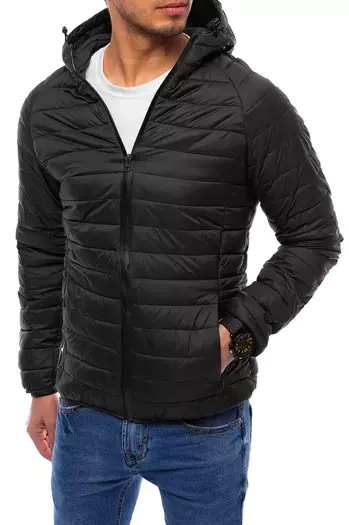 Moška prehodna jakna črna Dstreet TX4010