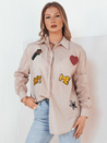 Elegantna ženska srajca CAMBIL Barva rjav DSTREET DY0411