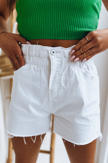 Ženske kratke hlače CHLOE bela Dstreet SY0296