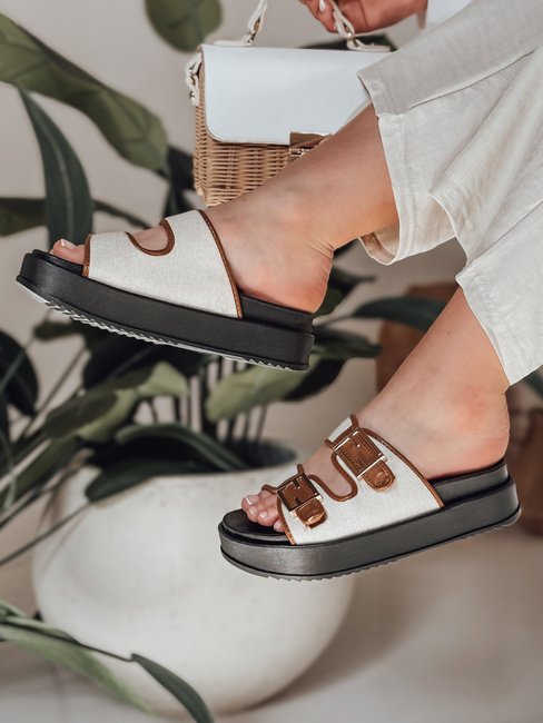 Ženske japonke FLATSTEP camel Dstreet ZY0895