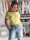 Ženska bluza KISS LOOK rumena Dstreet RY2839
