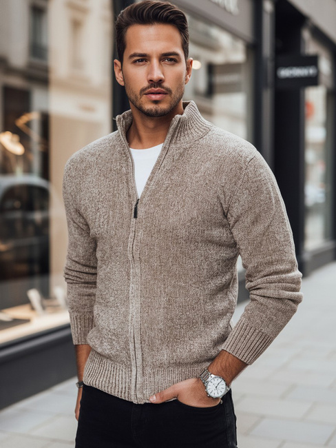 Moški brezrokavnik bež barve Dstreet WX2228