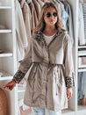 Ženska prehodna bunda PANTER beige Dstreet TY4801
