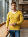 Moški puloverji rumena Dstreet WX1918