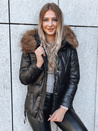 Ženska zimska jakna SNOW Barva Črna DSTREET TY3818