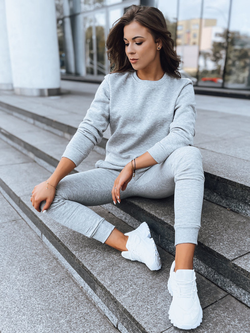 Ženska jopa brez kapuce FASHION II Barva siva DSTREET BY0152