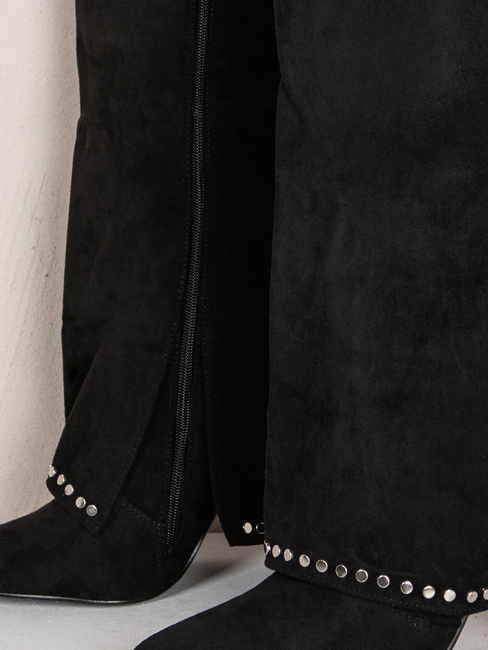 Ženski črni čevlji Dstreet ZY1330