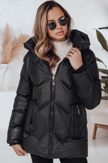Ženske zimske jakne SALVONA black quilted Dstreet TY4997