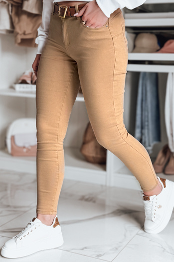 Ženske jeans hlače LODGE brown Dstreet UY1905