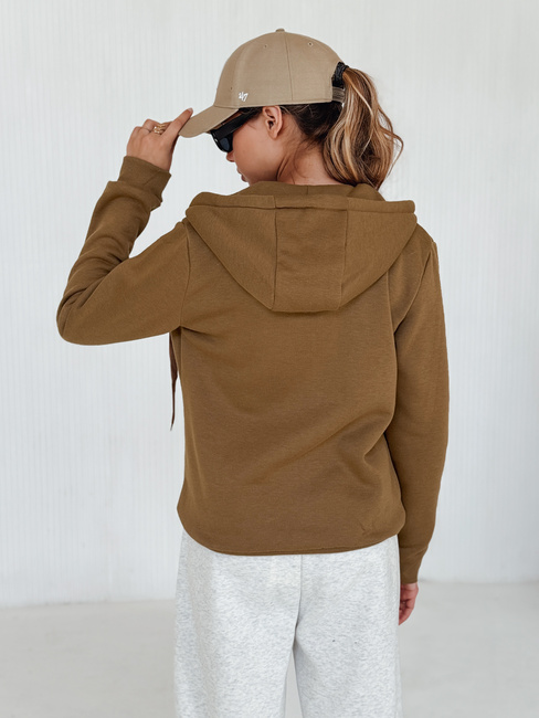 Ženska jopica VICTORIA rjave barve BY1392