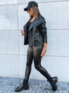 Ženska usnjena jakna MODE MOSAIC black Dstreet TY3893