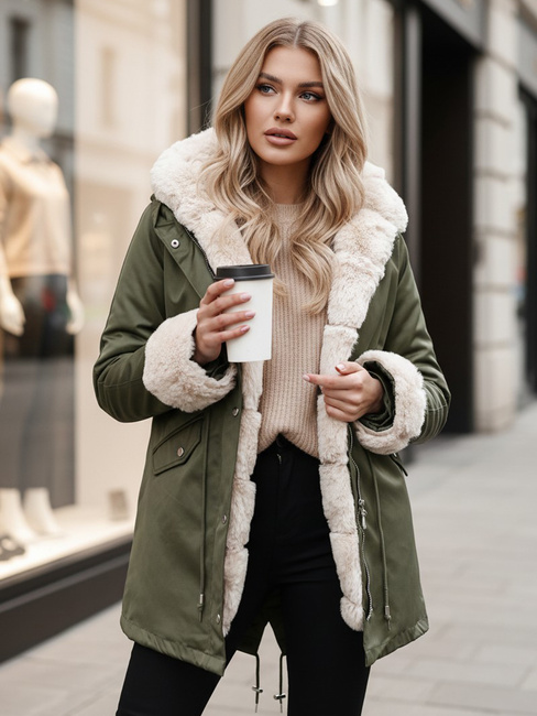 Ženska zimska jakna ARCTIC green Dstreet TY4782z