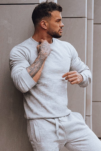 Moška gladek jopa Barva Svetlosiva DSTREET BX3354z