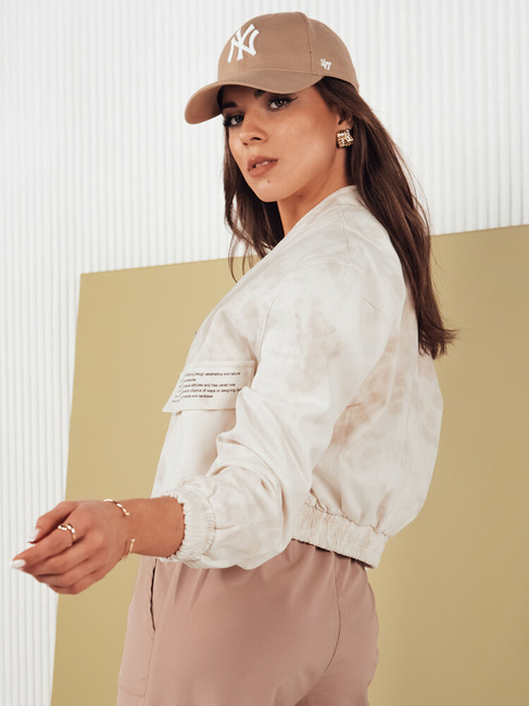 Ženska bomber jakna SERRO Barva Bež DSTREET TY4298