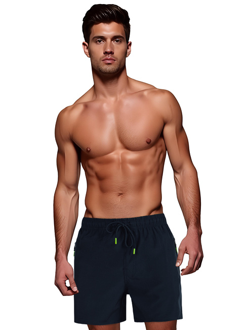 Moške kratke hlače mornarsko modre barve Dstreet SX2535