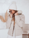 Ženska zimska bunda TRENDYGLAM beige Dstreet TY4358