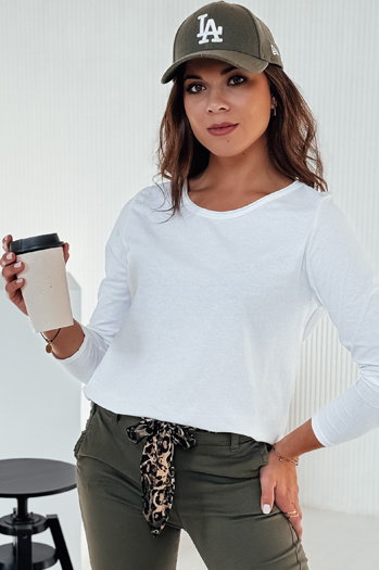 MINIMODA ženska bluza ene velikosti z obeskom bela Dstreet RY2679