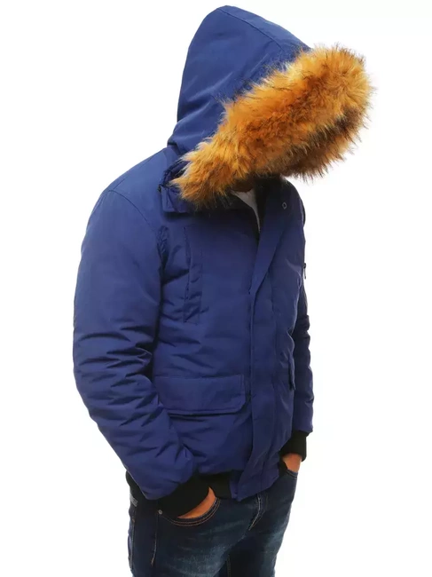 Moška zimska jakna temno-modra Dstreet TX3943